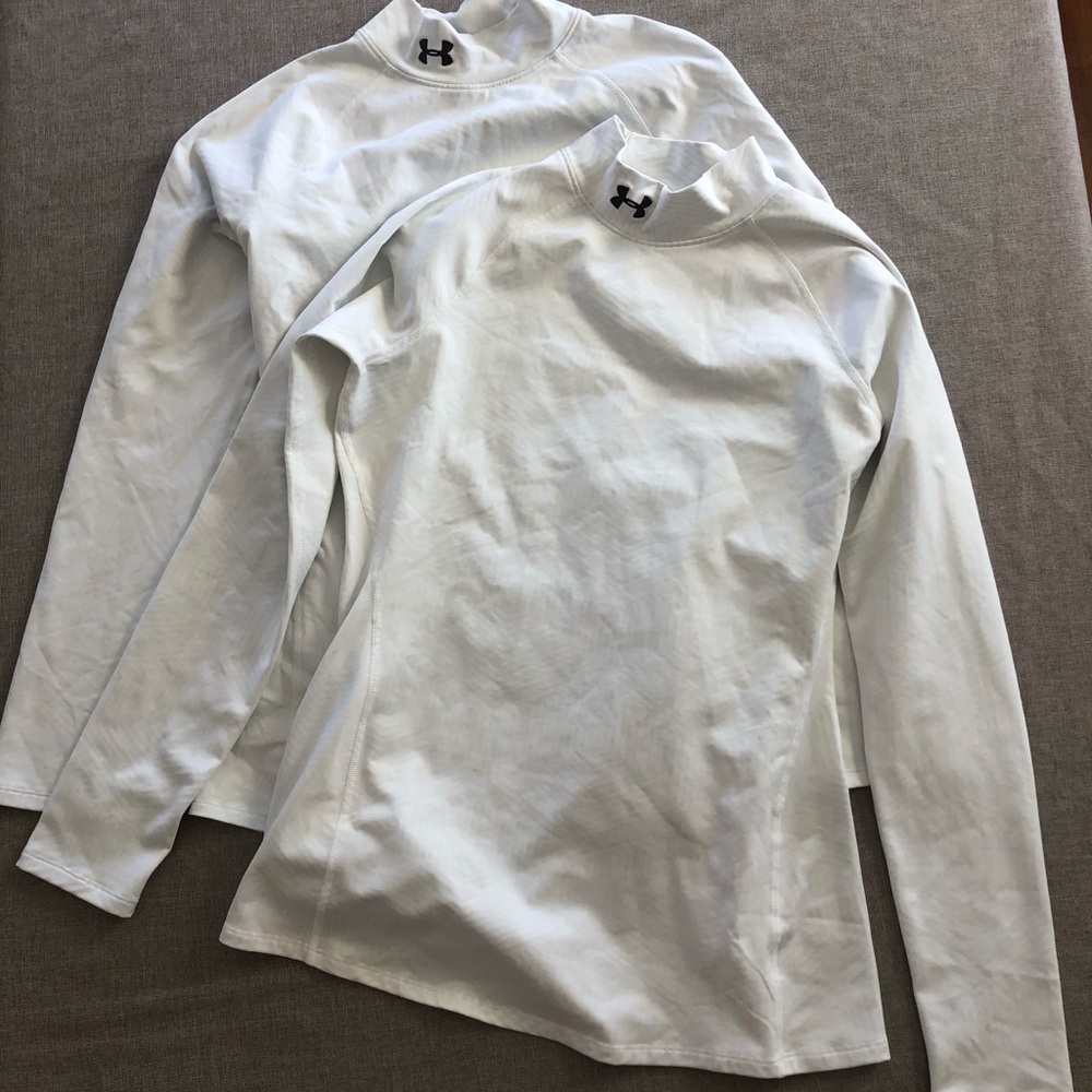 Lot of 2 Under Armour Cold Gear Turtlenecks
